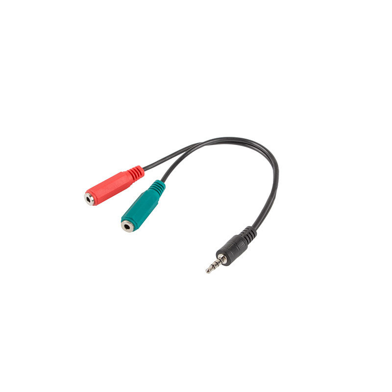 Adaptador lanberg minijack 35mm m 4pin
