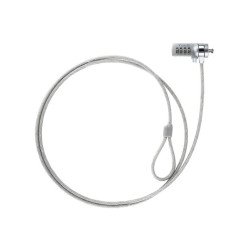 Cable seguridad tooq combinacion 15m ranura