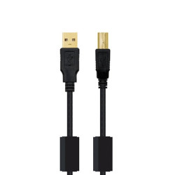 Cable impresora ferrita nanocable usb a a