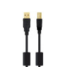 Cable impresora ferrita nanocable usb a a