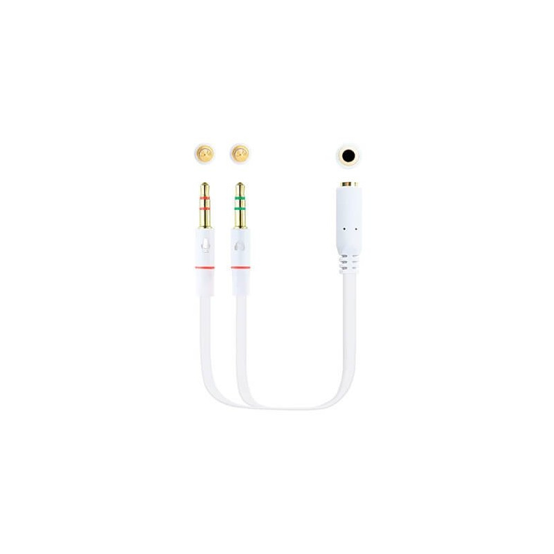Cable audio 1xjack 35 a 2xjack 35 nanocable