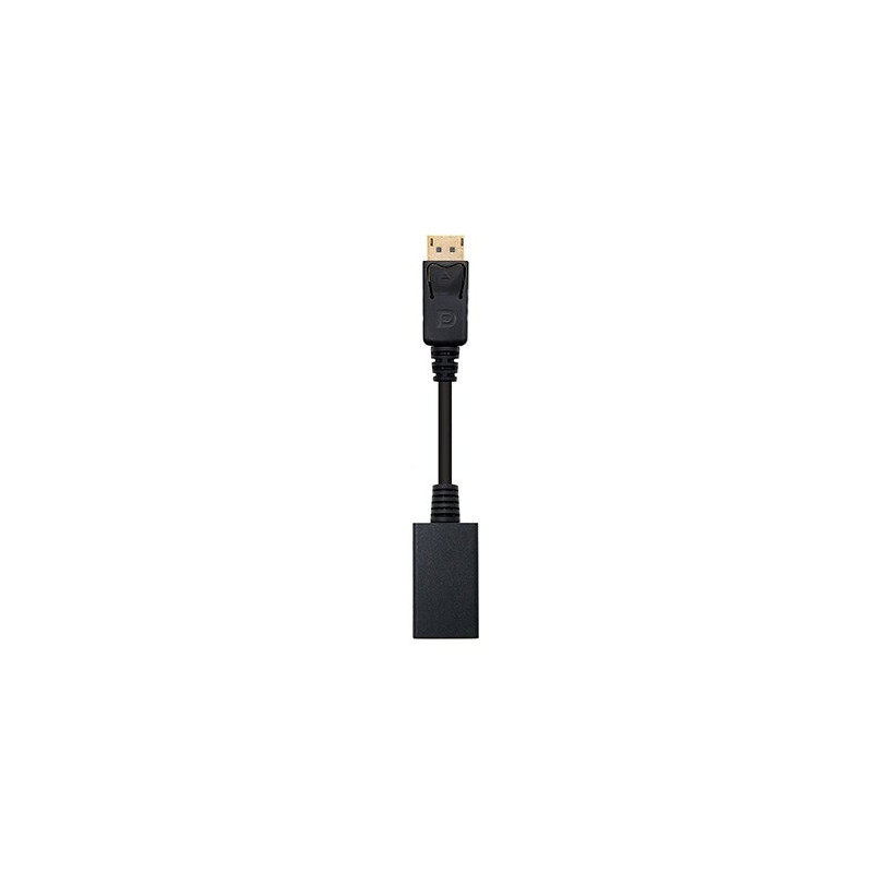 Adaptador displayport a hdmi nanocable macho hembra