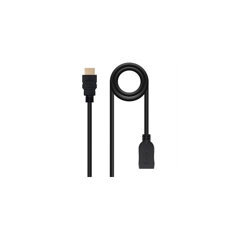 Cable hdmi 20 nanocable 2m macho hembra