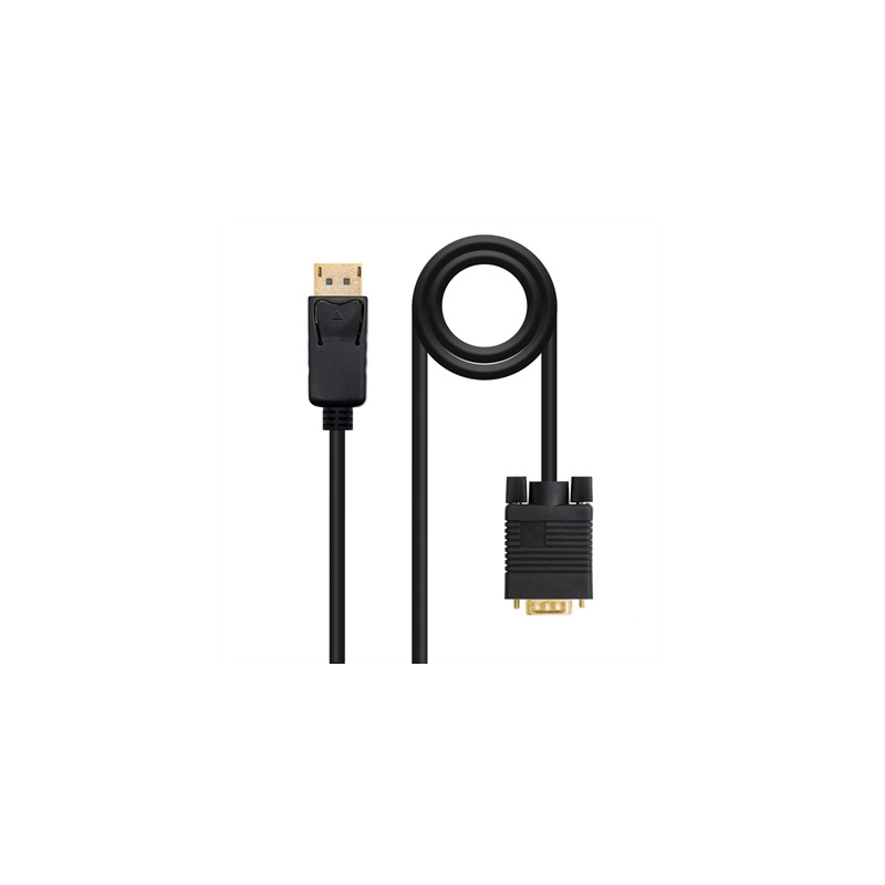 Cable conversor displayport a vga nanocable