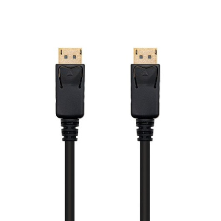 Cable displayport nanocable 2m macho macho negro