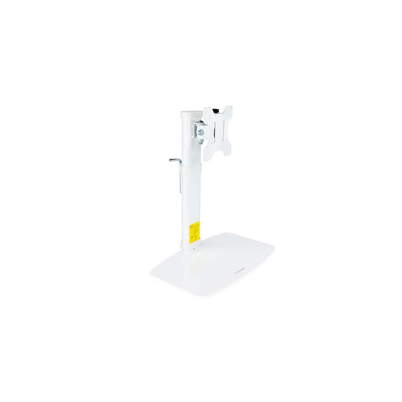 Soporte mesa tv tooq 17 27 pulgadas blanco