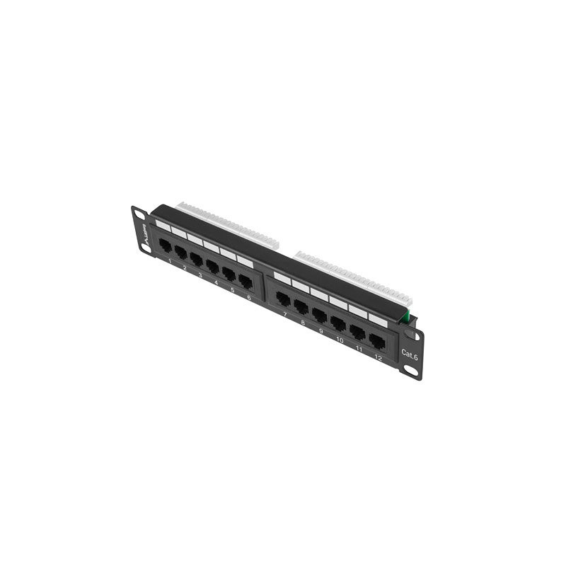 Patch panel lanberg 12 puertos 1u