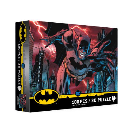 Puzle 100 efecto 3d batman ciudad