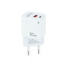 Cargador pared tooq doble usb c 