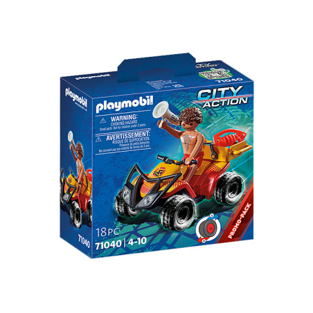 Playmobil city action quad rescate