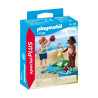 Playmobil ninos con globos agua