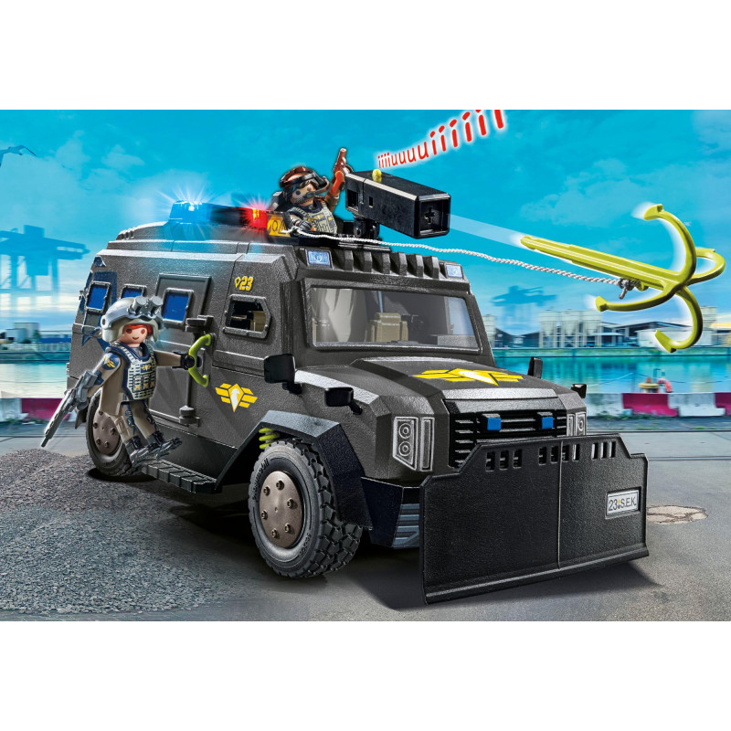 Playmobil fuerzas especiales vehiculo todoterreno