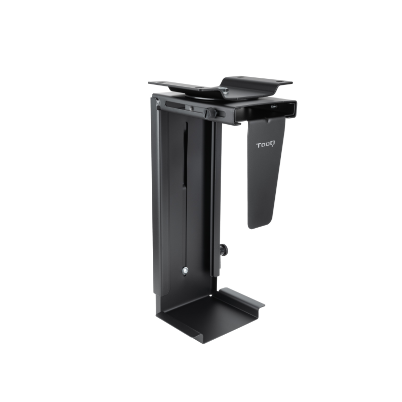 Soporte cpu tooq escritorio pared negro