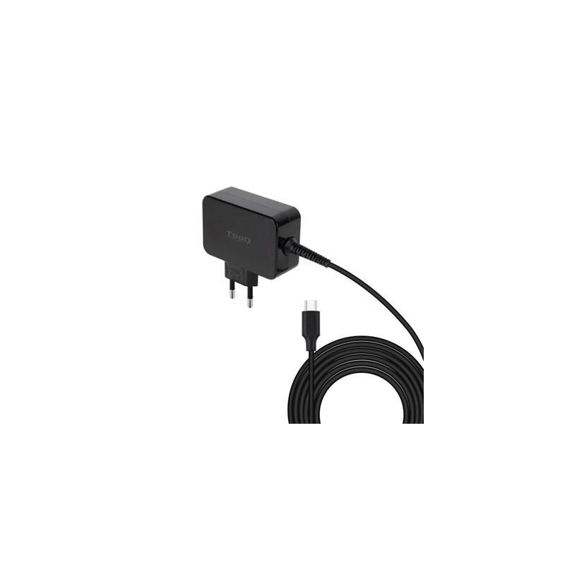 Cargador portatil tooq gan usb c pd