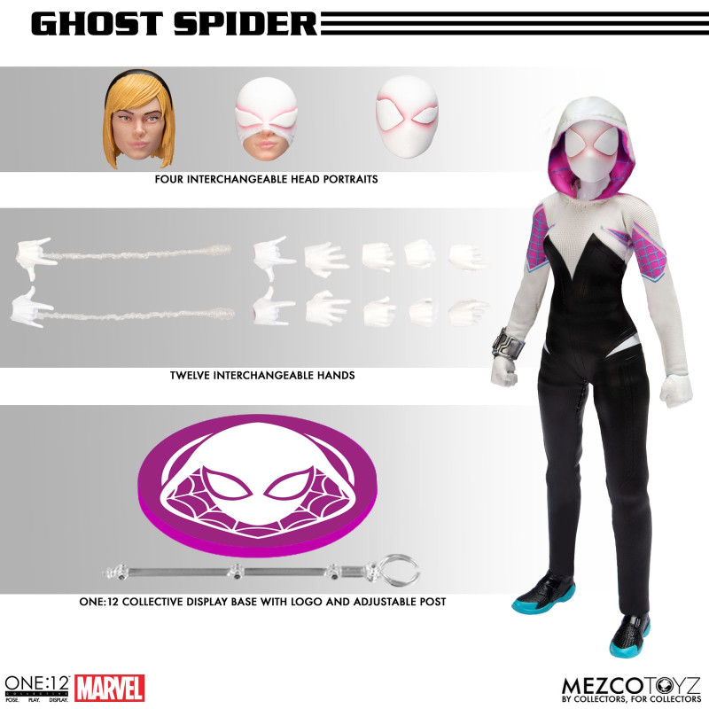 Ghost spider fig 16 cm marvel one 12